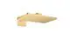 AXOR-HG-AXOR-ShowerSolutions-Kopfbrause-460-300-1jet-mit-Brausearm-und-softsquare-Rosette-Brushed-Gold-Optic-35274250 gallery number 1